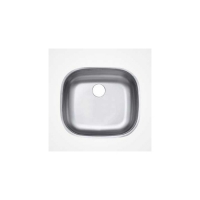 Dominox DML110-45 Tezgah Altı Komple Hazneli Dekorlu Çelik Evye