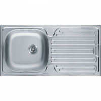Franke CIL 611 Sol Damlalıklı Tezgah Üstü Dekor Çelik Evye